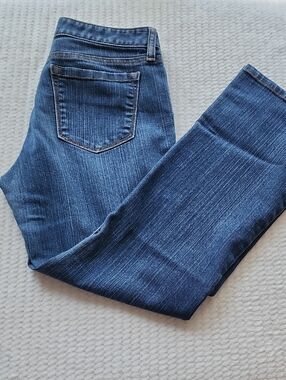 Loft  Ann Taylor Curvy Bootcut Blue Jeans